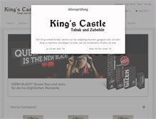 Tablet Screenshot of kingscastle.ch